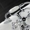 Kingston Brass KS225C Tub Wall Mount Clawfoot Tub Faucet with Hand Shower, Polished Chrome KS225C - alternate 6